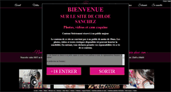Desktop Screenshot of chloesanchez.com